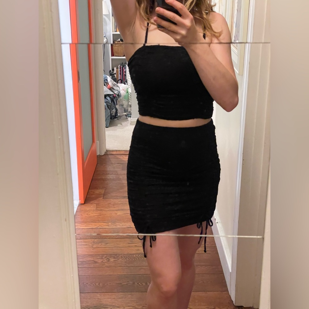 Garage Black Lace 2-piece Set